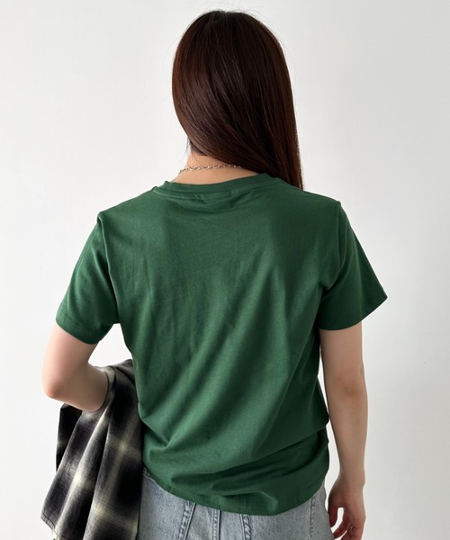 LACOSTE（ラコステ）の「LACOSTE(ラコステ)/ボーイズ クルーネック 半袖T ワンポイント ワニロゴパッチ/LCB CORE TEE（Tシャツ/カットソー・レディース・ホワイト/グリーン/ネイビー/ブラック/ライトブルー・S/M/L/XL）」の19枚目の写真