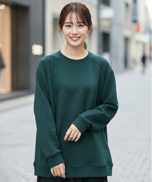 LIFEMAX(ライフマックス)の「【LIFEMAX/ライフマックス】ドライストレッチクルーネックトレーナー(ポリジン加工)/抗菌防臭 スウェット 全5色(スウェット・メンズ・グリーン系その他/ブラック・SMALL/MEDIUM/LARGE/X-LARGE/XX-LARGE/XXX-LARGE)」の2枚目の写真