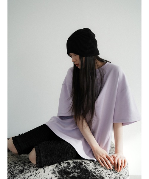 Katrin TOKYO(カトリーントーキョー)の「glint logo tee(Tシャツ/カットソー・レディース・ブラウン/ホワイト/パープル・unisex XL/XS)」の18枚目の写真