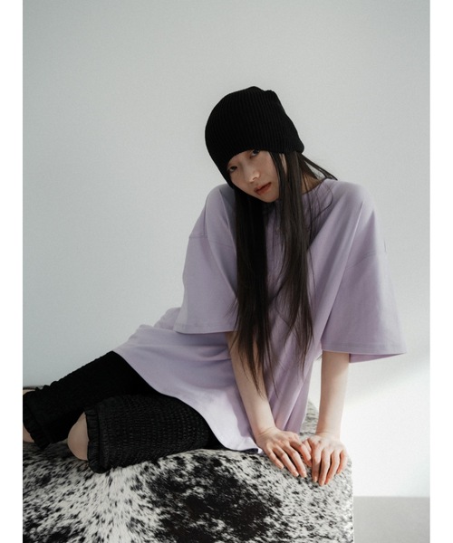 Katrin TOKYO(カトリーントーキョー)の「glint logo tee(Tシャツ/カットソー・レディース・ブラウン/ホワイト/パープル・unisex XL/XS)」の22枚目の写真