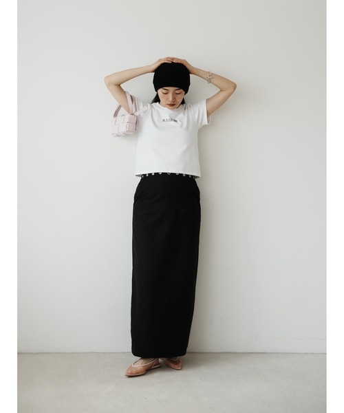 Katrin TOKYO(カトリーントーキョー)の「glint logo tee(Tシャツ/カットソー・レディース・ブラウン/ホワイト/パープル・unisex XL/XS)」の5枚目の写真