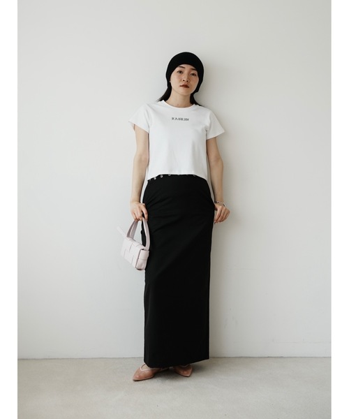 Katrin TOKYO(カトリーントーキョー)の「glint logo tee(Tシャツ/カットソー・レディース・ブラウン/ホワイト/パープル・unisex XL/XS)」の7枚目の写真