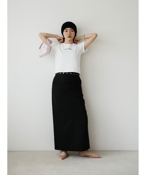 Katrin TOKYO(カトリーントーキョー)の「glint logo tee(Tシャツ/カットソー・レディース・ブラウン/ホワイト/パープル・unisex XL/XS)」の8枚目の写真