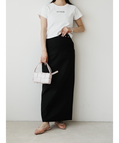 Katrin TOKYO(カトリーントーキョー)の「glint logo tee(Tシャツ/カットソー・レディース・ブラウン/ホワイト/パープル・unisex XL/XS)」の11枚目の写真