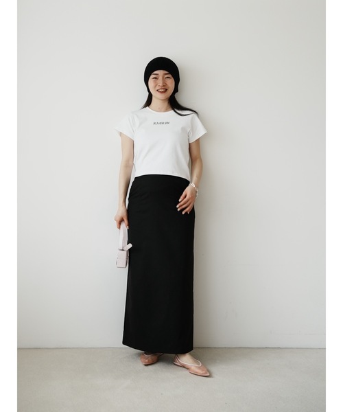 Katrin TOKYO(カトリーントーキョー)の「glint logo tee(Tシャツ/カットソー・レディース・ブラウン/ホワイト/パープル・unisex XL/XS)」の12枚目の写真