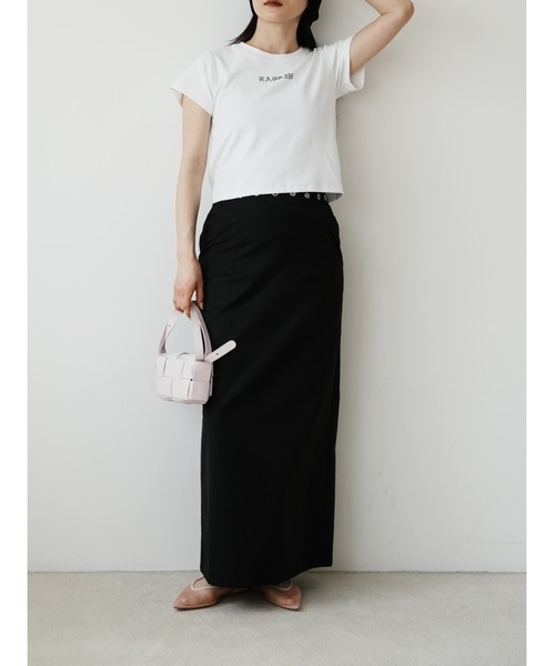 Katrin TOKYO(カトリーントーキョー)の「glint logo tee(Tシャツ/カットソー・レディース・ブラウン/ホワイト/パープル・unisex XL/XS)」の13枚目の写真