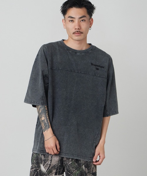 Liberaiders(リベレイダース)の「Liberaiders/リベレイダース PIGMENT DYED DOLMAN SLEEVE TEE 秋 秋服 2026年秋冬(Tシャツ/カットソー・メンズ・ブラック・M/L/XL)」の2枚目の写真
