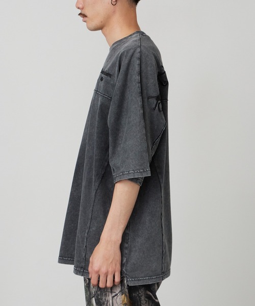 Liberaiders(リベレイダース)の「Liberaiders/リベレイダース PIGMENT DYED DOLMAN SLEEVE TEE 秋 秋服 2026年秋冬(Tシャツ/カットソー・メンズ・ブラック・M/L/XL)」の11枚目の写真