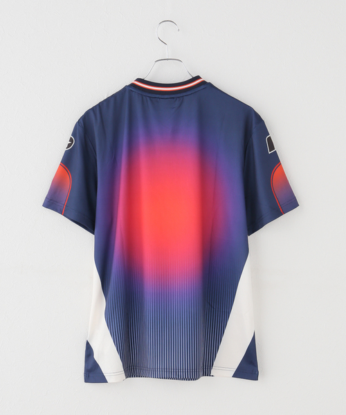 DEUS EX MACHINA(デウスエクスマキナ)の「DEUS EX MACHINA/デウスエクスマキナ PEAK MOTO TEE(Tシャツ/カットソー・レディース・ネイビー・SMALL)」の2枚目の写真