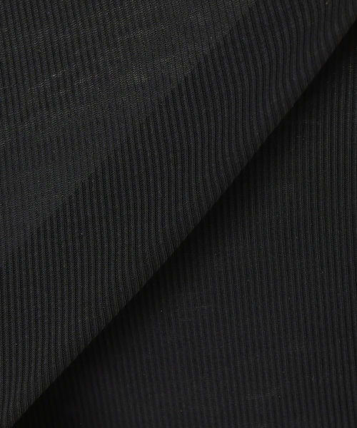 IENA LA BOUCLE（イエナラブークル）の「IENA LA BOUCLE コットンリブハーフスリーブカットソー（Tシャツ/カットソー・レディース・ブラック/ストーン/チョコ/ブラウン・FREE）」の6枚目の写真
