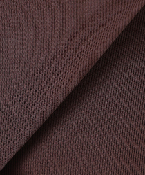 IENA LA BOUCLE（イエナラブークル）の「IENA LA BOUCLE コットンリブハーフスリーブカットソー（Tシャツ/カットソー・レディース・ブラック/ストーン/チョコ/ブラウン・FREE）」の10枚目の写真