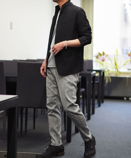 NICOLE selection(ニコルセレクション)の「スタンドカバーオールジャケット(その他アウター・メンズ・ベージュ/ネイビー/ライトグレー/チャコールグレー/ブラック・S/XL/L/M)」の12枚目の写真