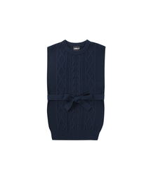 AJOBYAJO（アジョバイアジョ）の「Strap Knit Vest [NAVY]（ベスト）」