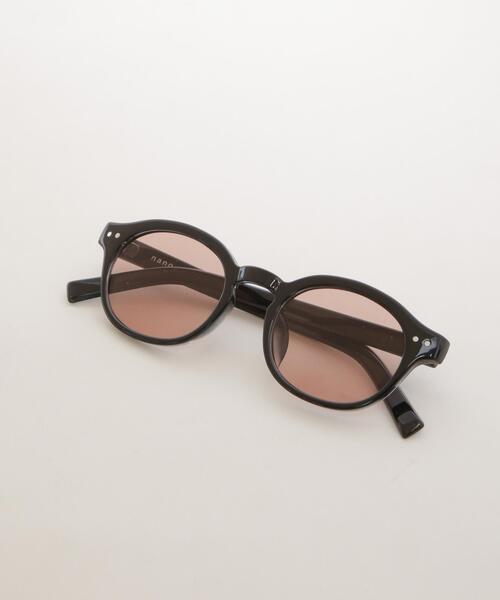 NANO universe(ナノユニバース)の「丸型サングラス(サングラス・レディース・その他1/ブラウン/ブラック・F)」の11枚目の写真