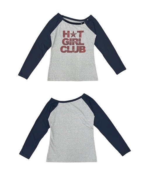 MATU:TA(マトゥータ)の「【困ったらコレ!】ショルダースタッズラグランTシャツ / ロンT 長袖 オフショルダー ミドル丈 配色 ロゴ レタリング スタッズ プリント 海外ファッション 海外ガール 星 スター Y2K カジュアル トレンド(Tシャツ/カットソー・レディース・ブラック/グレー/ホワイト・FREE)」の15枚目の写真