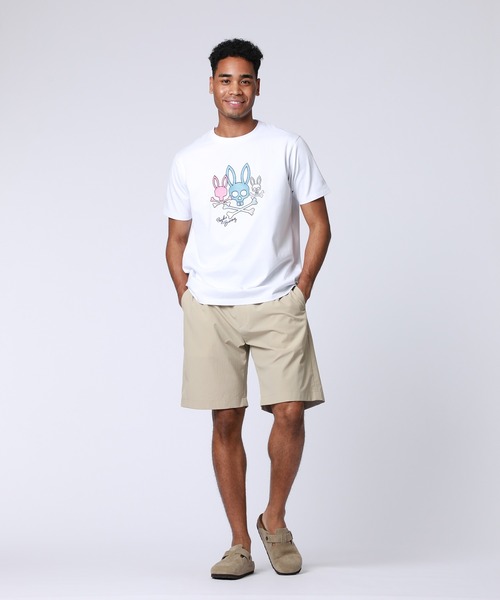 Psycho Bunny（サイコバニー）の「グラデーションBUNNY エンブロイダリーTシャツ（Tシャツ/カットソー・メンズ・ブラック/ホワイト・SMALL/MEDIUM/LARGE/X-LARGE）」の5枚目の写真