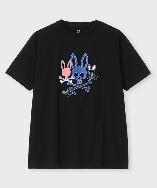 Psycho Bunny（サイコバニー）の「グラデーションBUNNY エンブロイダリーTシャツ（Tシャツ/カットソー・メンズ・ブラック/ホワイト・SMALL/MEDIUM/LARGE/X-LARGE）」の13枚目の写真