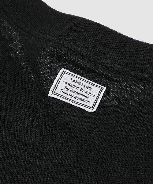 TANGTANG(タンタン)の「ONE OPE/LACK(Tシャツ/カットソー・メンズ・ブラック・L/M)」の4枚目の写真