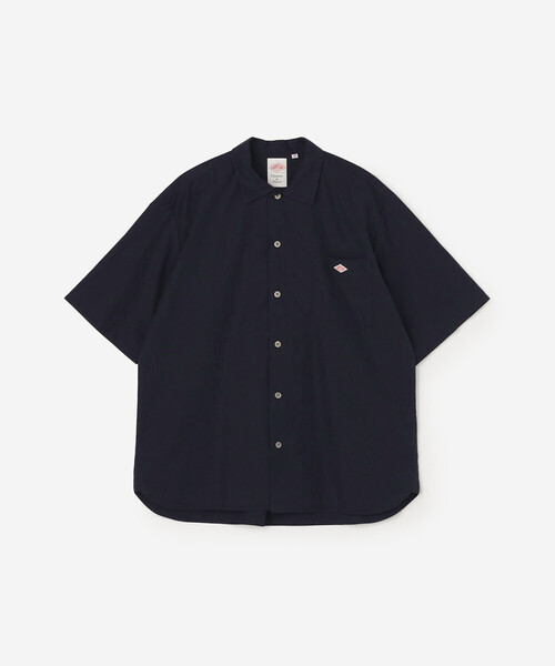 DANTON(ダントン)の「DANTON | コットンポプリン 半袖ワークシャツ SOLID MEN(シャツ/ブラウス・メンズ・ネイビー・42/38/40)」の6枚目の写真