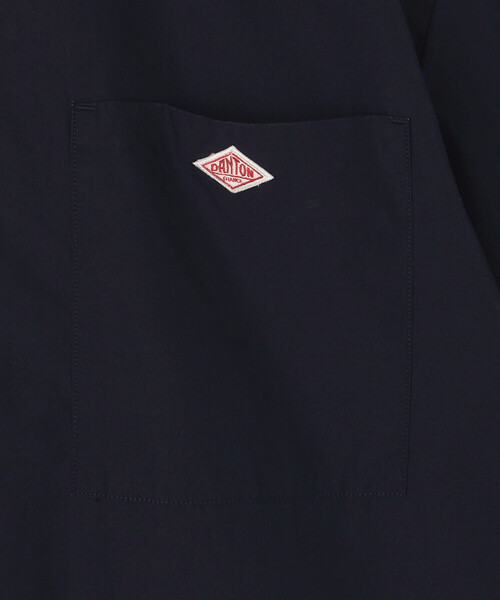 DANTON(ダントン)の「DANTON | コットンポプリン 半袖ワークシャツ SOLID MEN(シャツ/ブラウス・メンズ・ネイビー・42/38/40)」の11枚目の写真