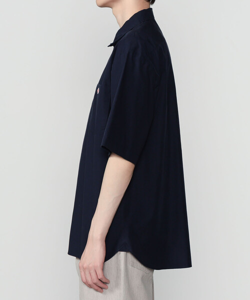 DANTON | コットンポプリン 半袖ワークシャツ SOLID MEN（シャツ
