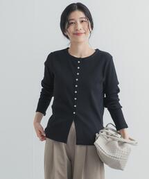 URBAN RESEARCH DOORS | リブボタンカットカーディガン(カーディガン/ボレロ)