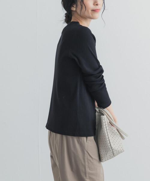 URBAN RESEARCH DOORS（アーバンリサーチドアーズ）の「リブボタンカットカーディガン（カーディガン/ボレロ・レディース・オフホワイト/ブラック/イエロー系その他・FREE）」の17枚目の写真