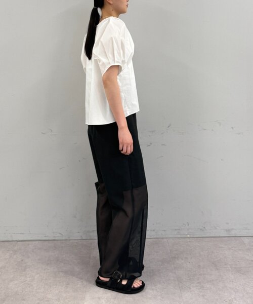LOUNGEDRESS(ラウンジドレス)の「【JAPAN MADE】シアーパンツ(その他パンツ・レディース・ブラウン/ブラック・FREE)」の5枚目の写真