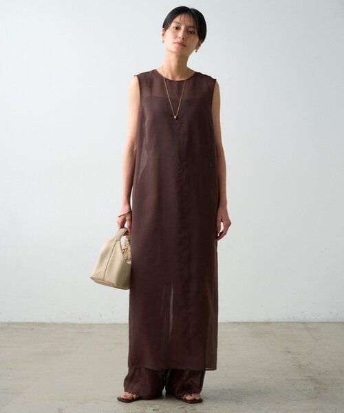 LOUNGEDRESS(ラウンジドレス)の「【JAPAN MADE】シアーパンツ(その他パンツ・レディース・ブラウン/ブラック・FREE)」の15枚目の写真