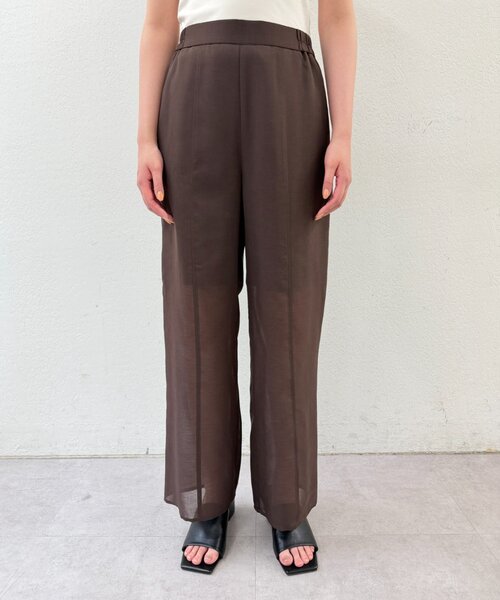 LOUNGEDRESS(ラウンジドレス)の「【JAPAN MADE】シアーパンツ(その他パンツ・レディース・ブラウン/ブラック・FREE)」の15枚目の写真