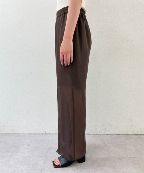 LOUNGEDRESS(ラウンジドレス)の「【JAPAN MADE】シアーパンツ(その他パンツ・レディース・ブラウン/ブラック・FREE)」の14枚目の写真
