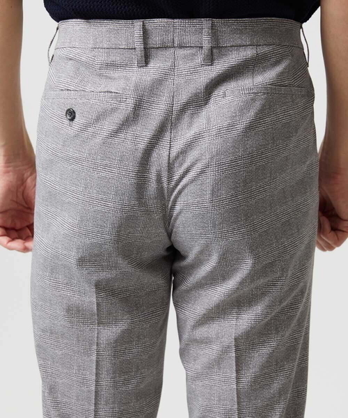 MICHEL KLEIN HOMME (ミッシェルクランオム)の「【セットアップ】グレンチェック柄スラックスパンツ(スラックス・メンズ・ネイビー/グレー・MEDIUM/LARGE/X-LARGE)」の9枚目の写真