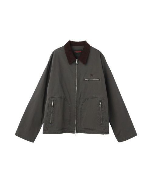 Mc McGREGOR（エムシーマックレガー）の「【Mc McGREGOR】Vintage Twill Work Drizzler Jacket（ブルゾン・メンズ・チャコール/ブルー・L/M）」の2枚目の写真