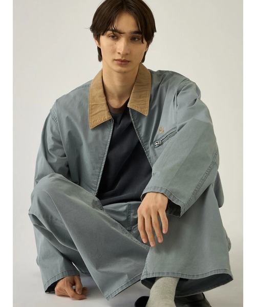 Mc McGREGOR（エムシーマックレガー）の「【Mc McGREGOR】Vintage Twill Work Drizzler Jacket（ブルゾン・メンズ・チャコール/ブルー・L/M）」の3枚目の写真