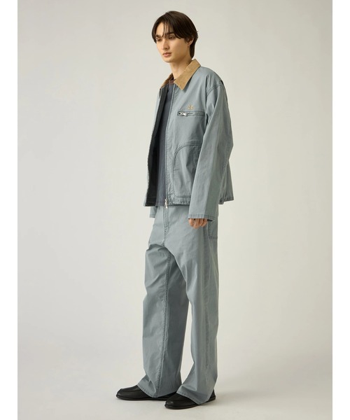 Mc McGREGOR（エムシーマックレガー）の「【Mc McGREGOR】Vintage Twill Work Drizzler Jacket（ブルゾン・メンズ・チャコール/ブルー・L/M）」の5枚目の写真