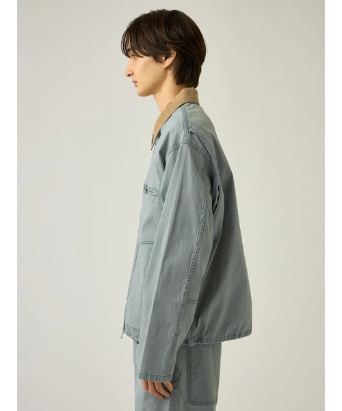 Mc McGREGOR（エムシーマックレガー）の「【Mc McGREGOR】Vintage Twill Work Drizzler Jacket（ブルゾン・メンズ・チャコール/ブルー・L/M）」の6枚目の写真