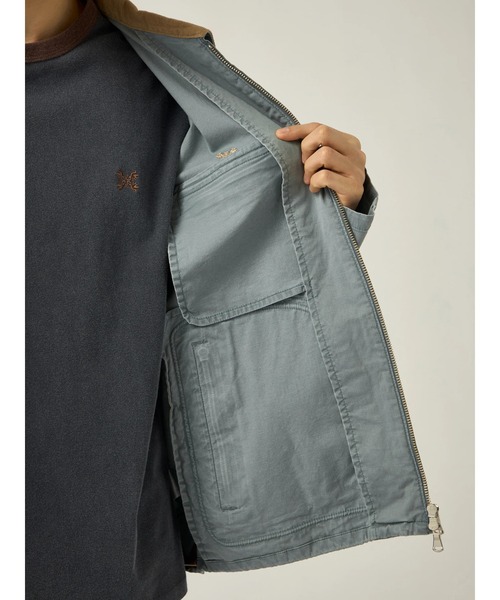 Mc McGREGOR（エムシーマックレガー）の「【Mc McGREGOR】Vintage Twill Work Drizzler Jacket（ブルゾン・メンズ・チャコール/ブルー・L/M）」の13枚目の写真