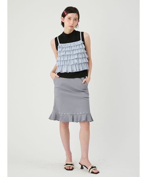 LILY BROWN（リリーブラウン）の「ビスチェセットカットトップス（T