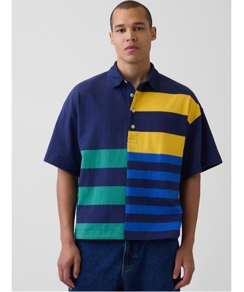 Gap × Sean Wotherspoon オーバーサイズ ミックスストライプ ボクシー