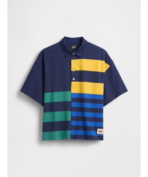 Gap × Sean Wotherspoon オーバーサイズ ミックスストライプ ボクシー