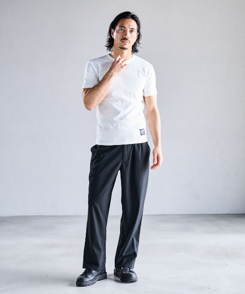 SILVER BULLET(シルバーバレット)の「『SILVER BULLET SELECT AP/シルバーバレットセレクト』ケミカル加工短丈半袖Tシャツ(Tシャツ/カットソー・メンズ・カモフラージュ/チャコール/ブラック/ホワイト・L/M)」の9枚目の写真