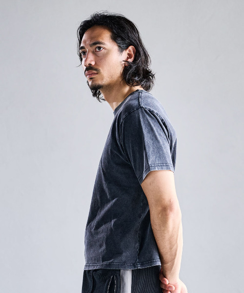 SILVER BULLET(シルバーバレット)の「『SILVER BULLET SELECT AP/シルバーバレットセレクト』ケミカル加工短丈半袖Tシャツ(Tシャツ/カットソー・メンズ・カモフラージュ/チャコール/ブラック/ホワイト・L/M)」の18枚目の写真