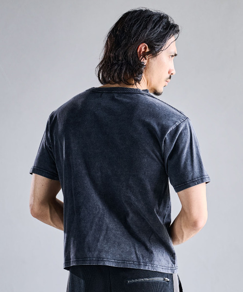 SILVER BULLET(シルバーバレット)の「『SILVER BULLET SELECT AP/シルバーバレットセレクト』ケミカル加工短丈半袖Tシャツ(Tシャツ/カットソー・メンズ・カモフラージュ/チャコール/ブラック/ホワイト・L/M)」の19枚目の写真