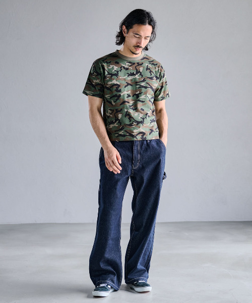 SILVER BULLET(シルバーバレット)の「『SILVER BULLET SELECT AP/シルバーバレットセレクト』ケミカル加工短丈半袖Tシャツ(Tシャツ/カットソー・メンズ・カモフラージュ/チャコール/ブラック/ホワイト・L/M)」の21枚目の写真