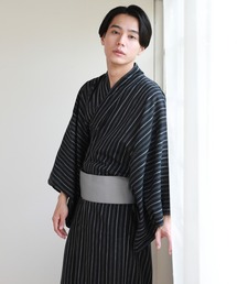 和なでしこ（ワナデシコ）の「浴衣 メンズ 3点 セット【浴衣・ワンタッチ角帯・下駄】（浴衣）」