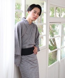 和なでしこ（ワナデシコ）の「浴衣 メンズ 3点 セット【浴衣・ワンタッチ角帯・下駄】（浴衣）」