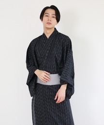 和なでしこ（ワナデシコ）の「浴衣 メンズ 3点 セット【浴衣・ワンタッチ角帯・下駄】（浴衣）」