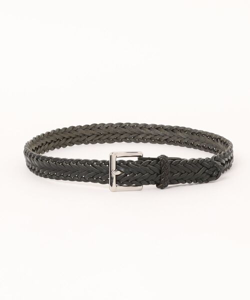 ADAM ET ROPE'(アダムエロペ)の「BEORMA 34mm 10STRAND HERRINBONE PLAITED BELT(ベルト・メンズ・ブラック・30)」の1枚目の写真