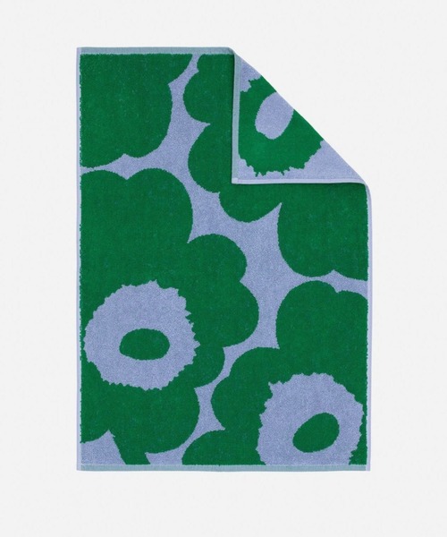 marimekko(マリメッコ)の「Unikko / Hand towel 50x70cm(ハンカチ/ハンドタオル・レディース・ライトピンク/グリーン・FREE)」の1枚目の写真