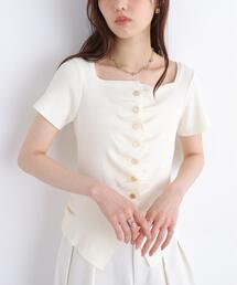 ◆【はかな企画】フロントタックメタルボタンカーデ〈MFM〉